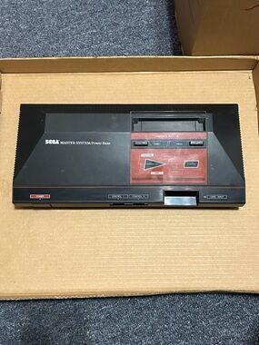 SEGA Master System Power Base Model 3010- Classic Black/Red Console